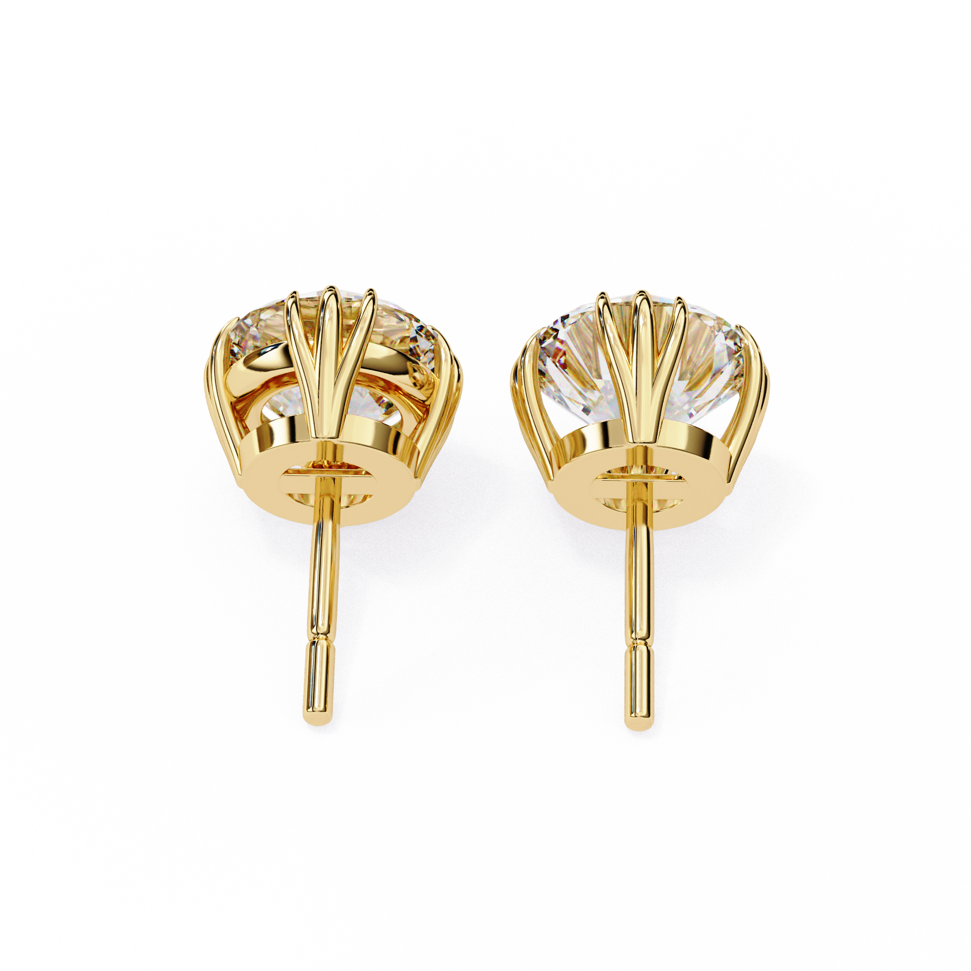 2.8ct Natural Diamond Studs | Solitairekart